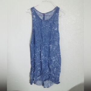 Blue Sleeveless Dress ( Box EI )